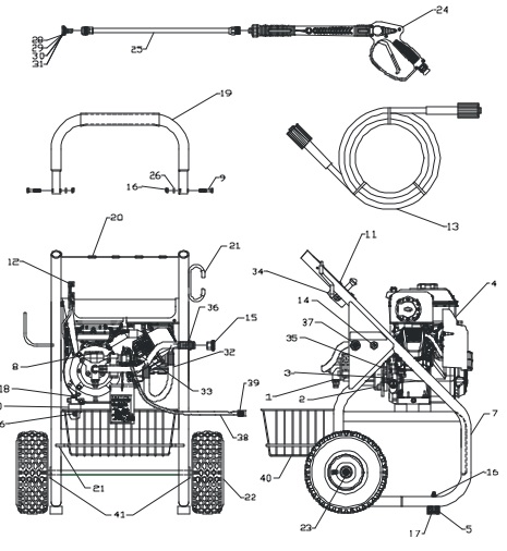 coleman pw0912700 pressure washer help